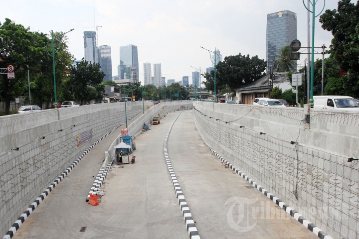 Underpass Mampang Uji Coba 7 April 2018