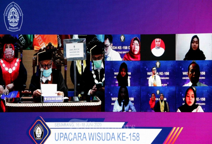 Undip Wisuda 1.548 Mahasiswa Secara Daring