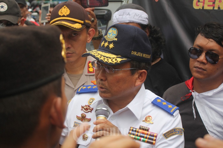Unjuk Rasa Transportasi Online