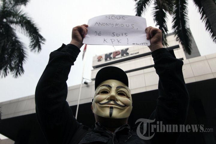 Unjuk Rasa Tuntut Wakil Ketua KPK Dibebaskan