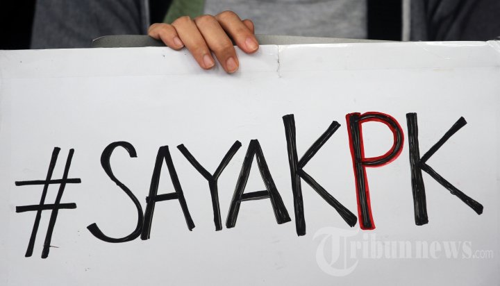 Unjuk Rasa Tuntut Wakil Ketua KPK Dibebaskan