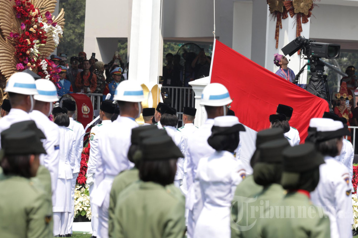 Upacara Peringatan Detik-Detik Proklamasi di Istana Merdeka