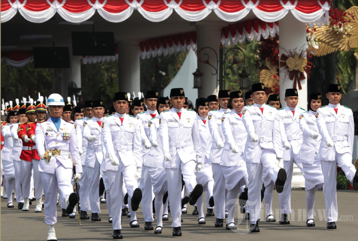 Upacara Peringatan Detik-Detik Proklamasi di Istana Merdeka