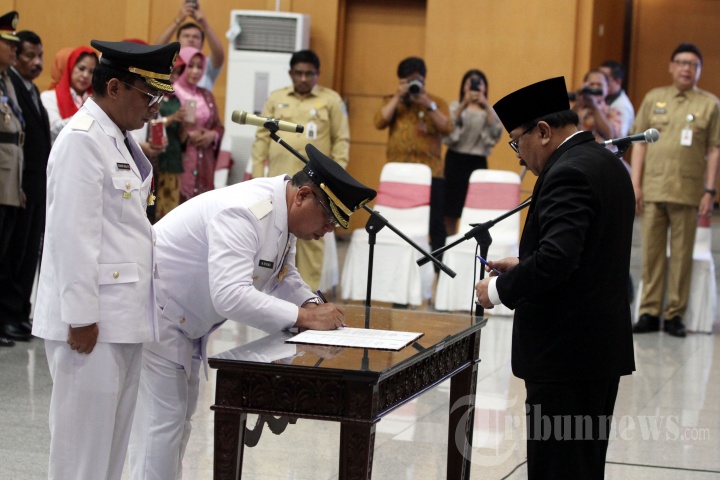 Usai Dilantik Bupati Tulungagung Dinonaktifkan