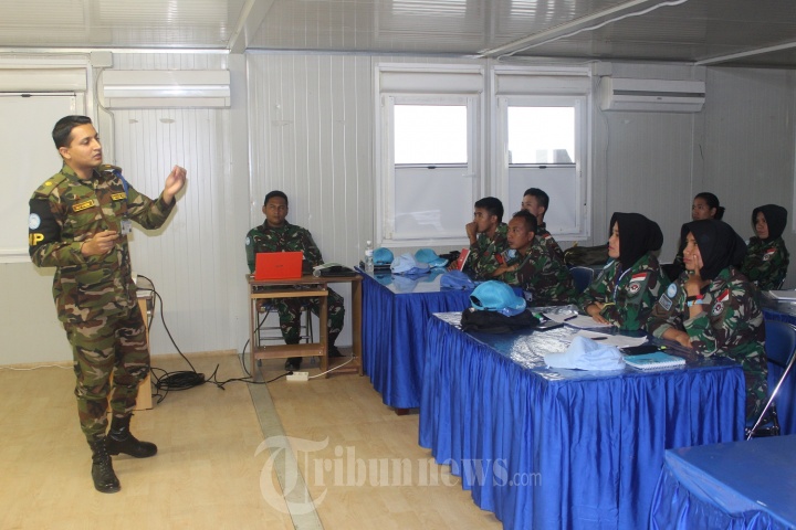 Wadan Satgas TNI RDB Tutup Pelatihan Contingent Training Capsule