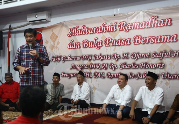 Wagub DKI Hadiri Bukber DPC dan PAC PDI Perjuangan