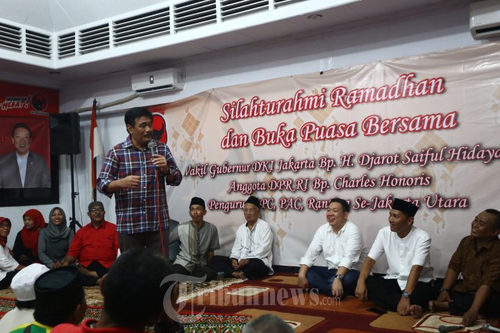 Wagub DKI Hadiri Bukber DPC dan PAC PDI Perjuangan
