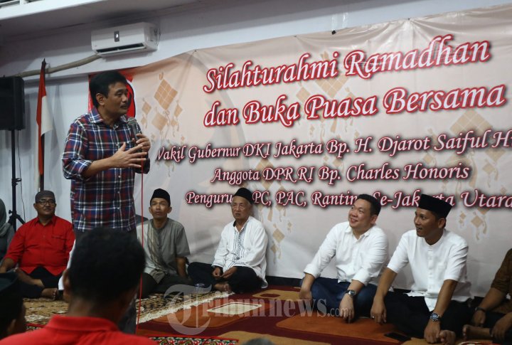Wagub DKI Hadiri Bukber DPC dan PAC PDI Perjuangan