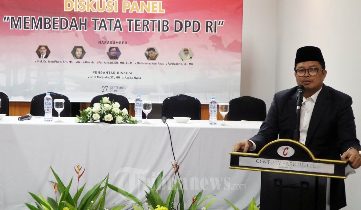 Wahyudin Buka Diskusi Panel Membedah Tatib DPD RI