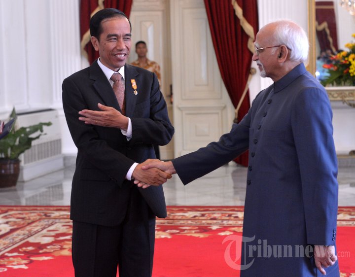 Wakil Presiden India Temui Jokowi