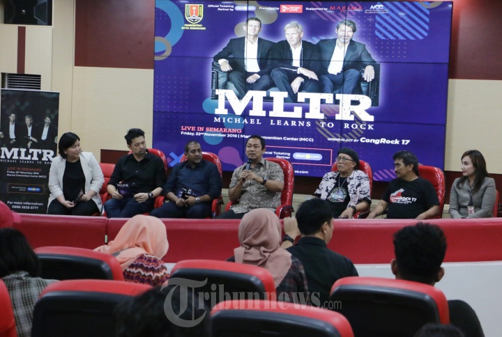 Walikota Semarang Konperensi Pers Konser MLTR