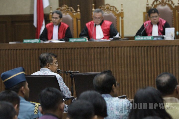 Wapres JK Jadi Saksi di Pengadilan Tipikor