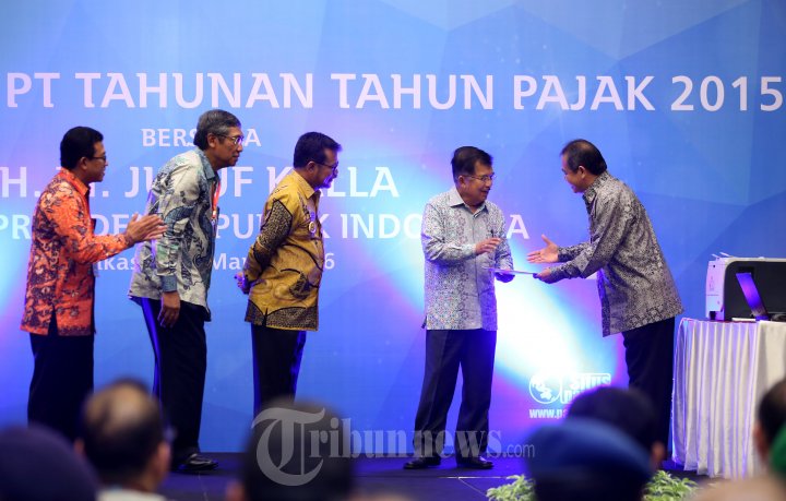 Wapres JK Serahkan SPT Tahunan e-Filing