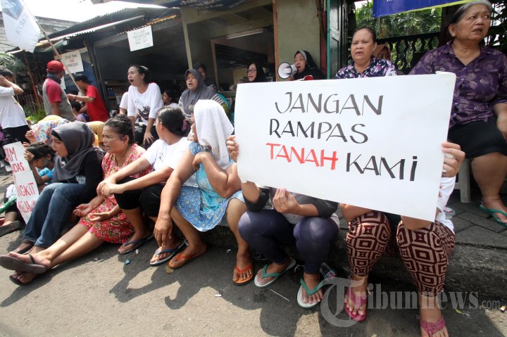 Warga Leuser Demo Tolak Penggusuran