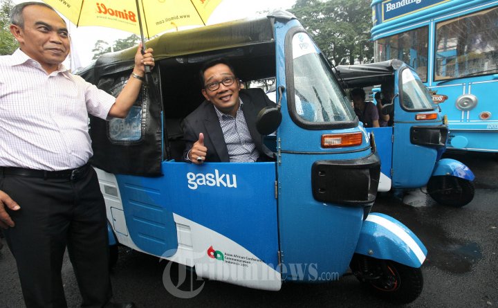 Wartawan Peliput KAA Bandung Disediakan Bajaj Gasku
