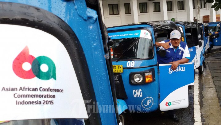 Wartawan Peliput KAA Bandung Disediakan Bajaj Gasku