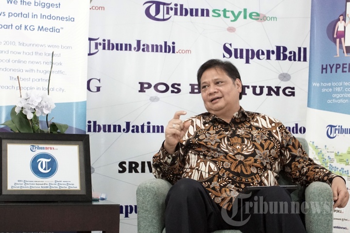 Wawancara Khusus Tribun Network dengan Airlangga Hartarto