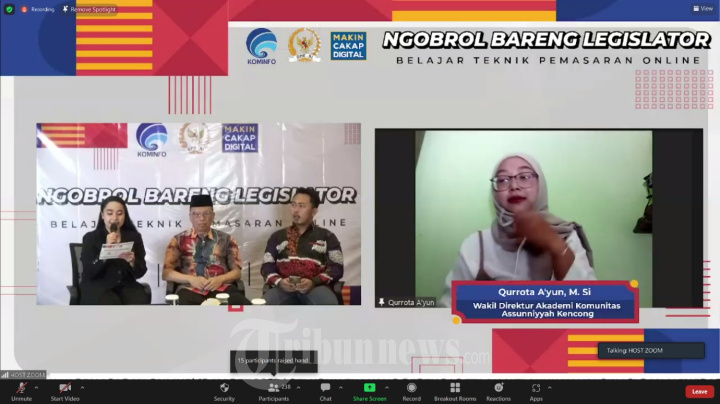 Webinar Belajar Teknik Pemasaran Online