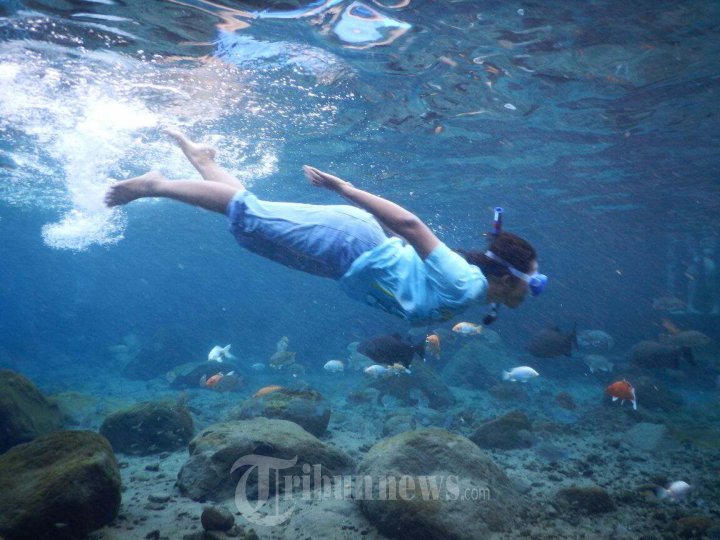 Wisata Bawah Air Umbul Ponggok Klaten