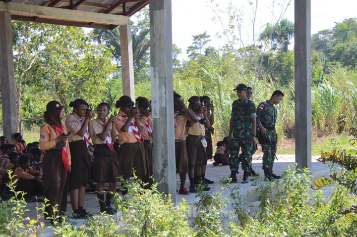 Yonif 400-Raider Selenggarakan Jambore Pramuka