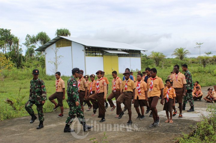 Yonif 400-Raider Selenggarakan Jambore Pramuka
