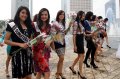 Aksi Damai Finalis Puteri Indonesia 2012-2013
