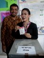 Rieke Gunakan Hak Pilih