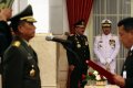 Pelantikan KSAD Baru Letjen TNI Moeldoko