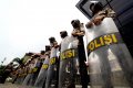 Ribuan Karyawan PT Timah Demo