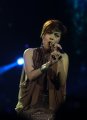 Novita Dewi di Result Show X Factor Indonesia