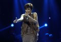 Novita Dewi di Result Show X Factor Indonesia
