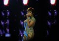 Novita Dewi di Result Show X Factor Indonesia