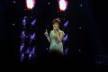 Novita Dewi di Result Show X Factor Indonesia