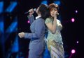 Novita Dewi ft Alex Rudiart di Result Show X Factor Indonesia