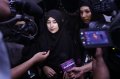 Pipik Dian Irawati di Pengajian 40 Hari Uje