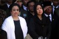 Megawati dan Puan di Pemakaman Taufiq Kiemas