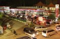 Antrean di SPBU Palembang