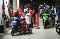 Antre BBM di SPBU Palembang