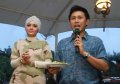 Eko Patrio Bersama Istri Selamatan Warung Komando Miliknya