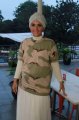 Viona Rosalina Selamatan Warung Komando Miliknya