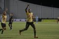 Mitra Kukar Herman Dzumafo Selebrasi Gol vs Persela