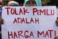 Aksi Tolak Pemilu 2014