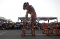 Barongsai Hibur Peserta Senam Massal