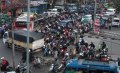 Lalu Lintas di Jalan Kopo Bandung Macet