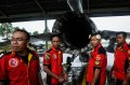 Enam Pesawat Tempur F-16 TNI AU Latihan di Aceh