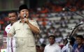 Prabowo Hadiri Peringatan Hari Buruh di GBK