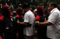 Buruh Long March Dukung Prabowo-Hatta