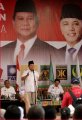 Capres Prabowo Kunjungi Posko Merah Putih