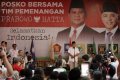 Capres Prabowo Kunjungi Posko Merah Putih