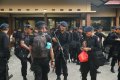 Polisi Jaga Ketat KPU Makassar